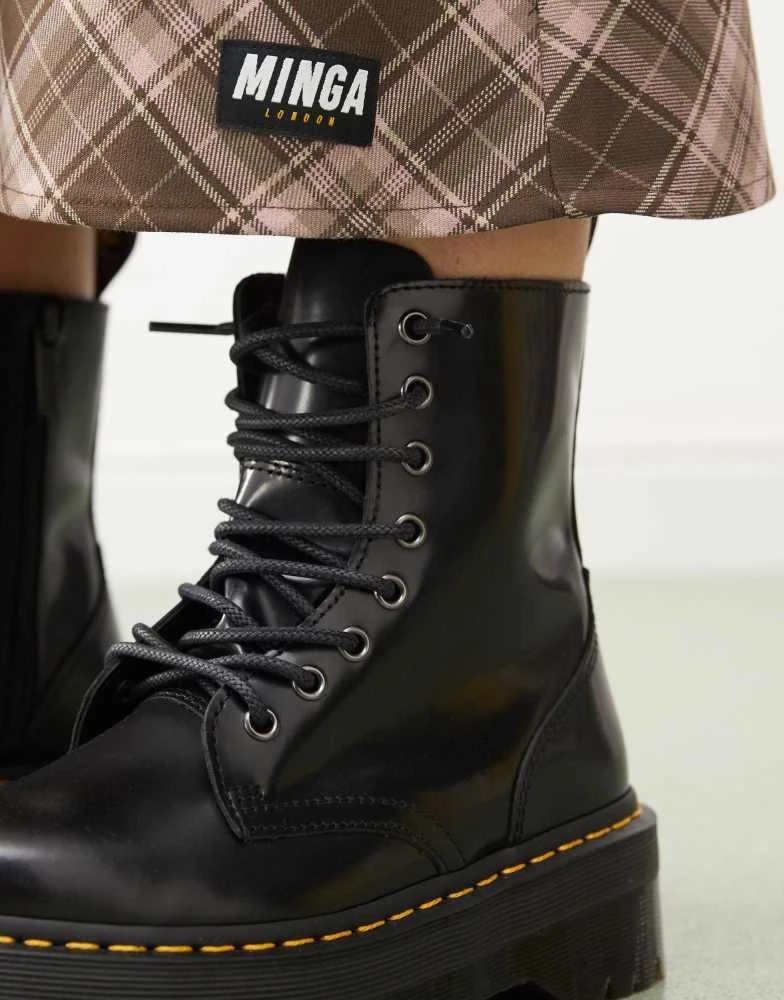 Dr. Martens Dr Martens unisex Jadon 8-Eye Smooth Leather Platform Boots 4