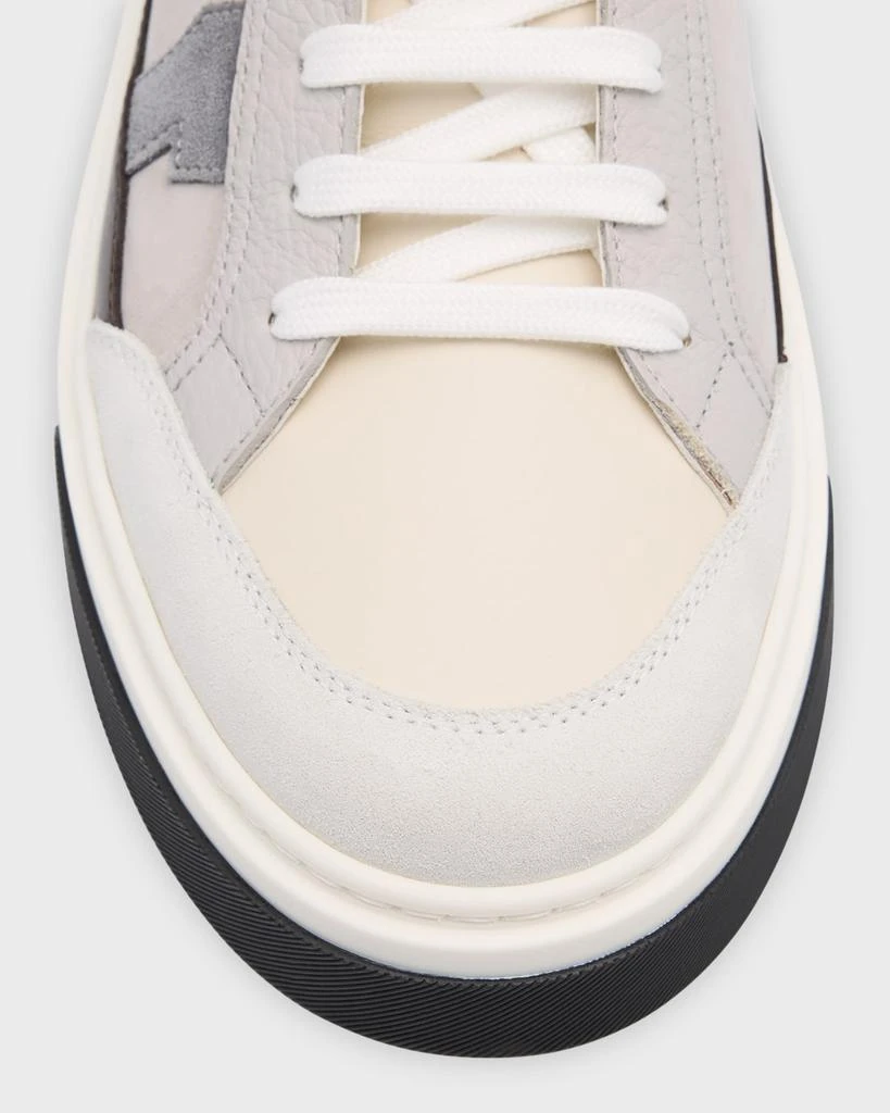 Salvatore Ferragamo Men's Cassina Gancini Leather Low-Top Sneakers 5