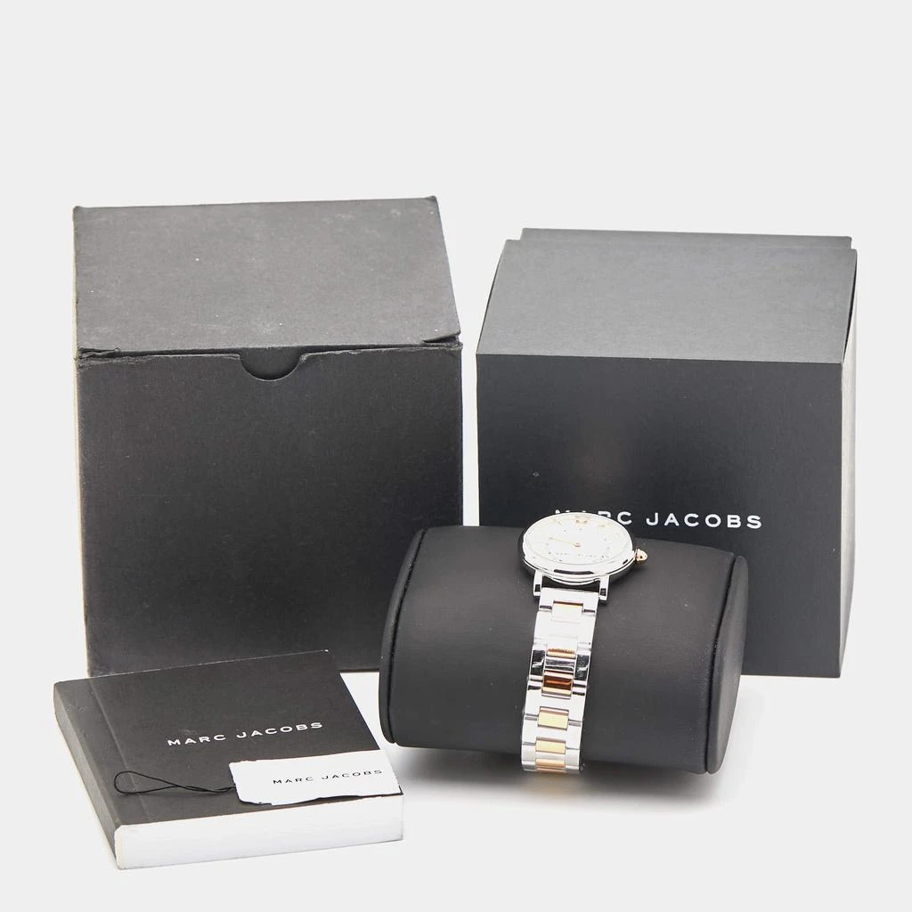 Marc Jacobs Marc By Marc Jacobs White Two-Tone Stainless Steel Roxy MJ3553 Women's Wristwatch 28 mm 9