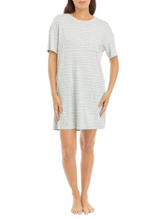 OLIVE + OAK Oak Womens Stripe Nightgown 1