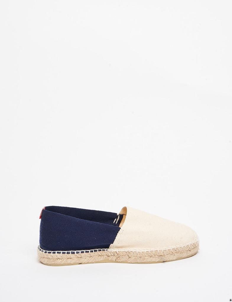 INES DE LA FRESSANGE Aglae espadrilles ecru navy