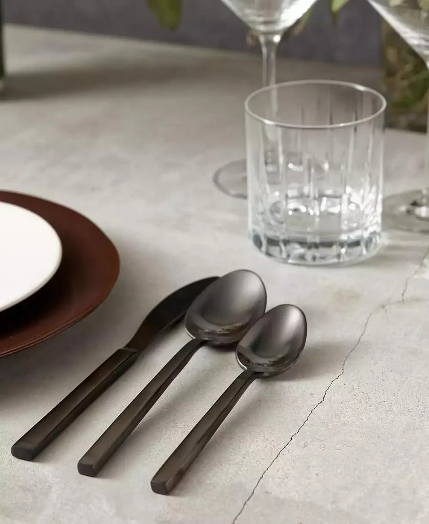 Fortessa Arezzo Brushed Black 5pc Place Setting 5