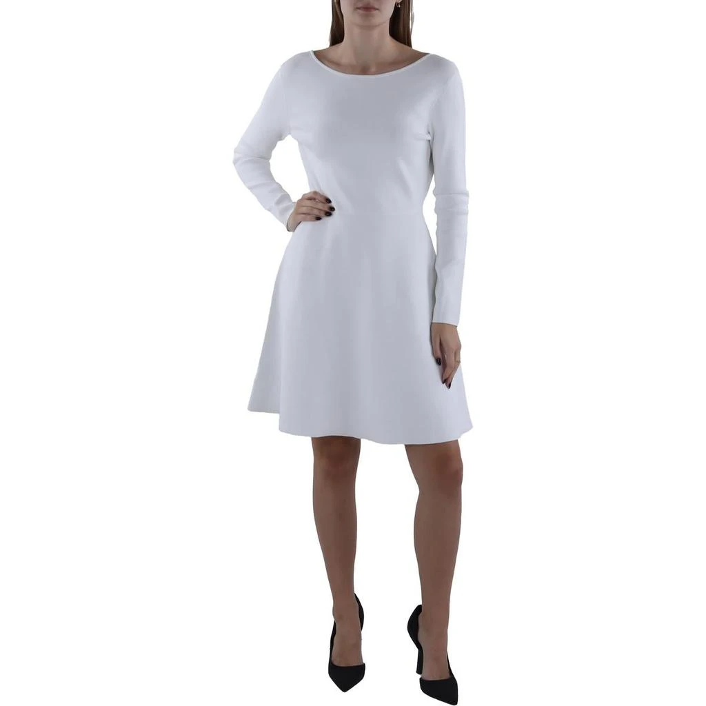 BCBG Womens Mini Stretch Fit & Flare Dress 3