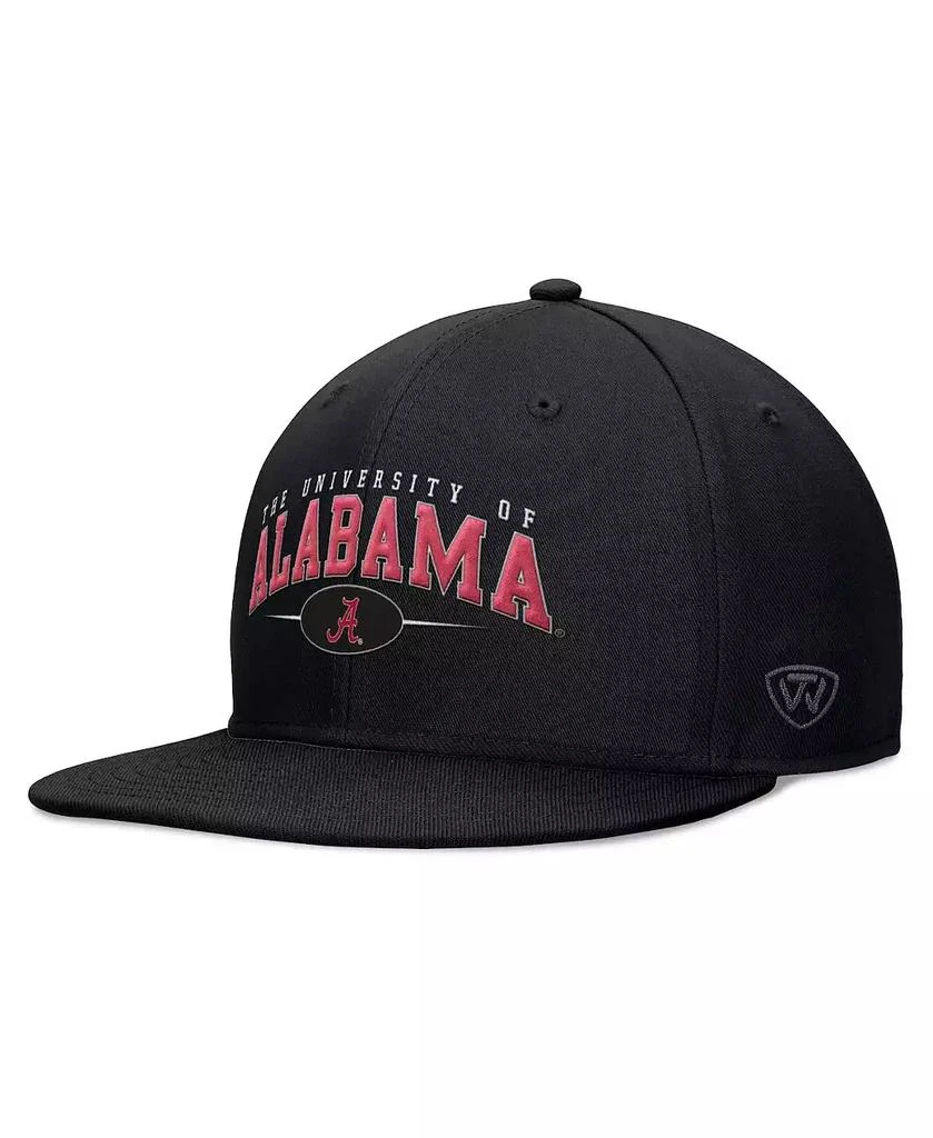 Top of the World Men's Black Alabama Crimson Tide Bullpen Snapback Hat 1