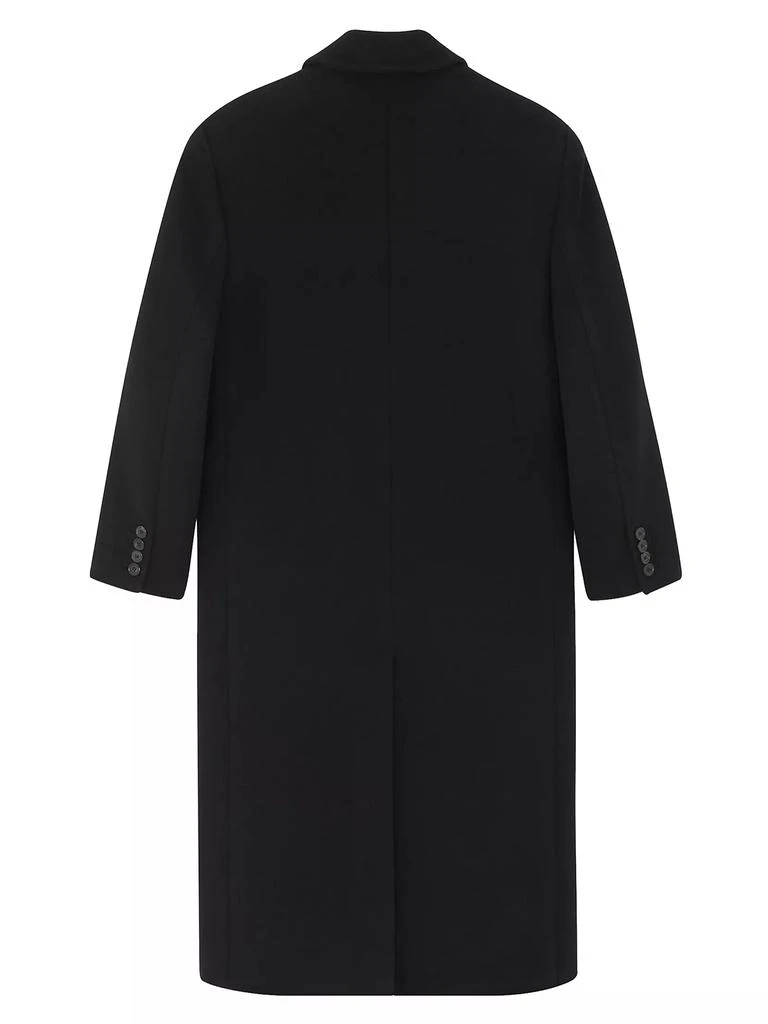 Saint Laurent Long Coat In Wool 2