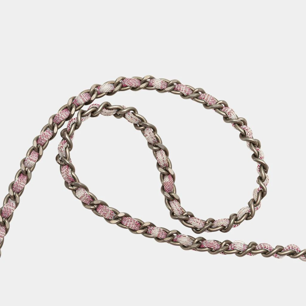 Chanel Chanel Pink Nylon New Travel Line East West Flap Bag 16
