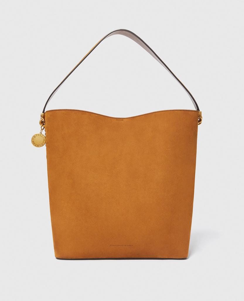Stella McCartney Stella McCartney - Frayme Whipstitch Tote Bag, Woman, Brandy