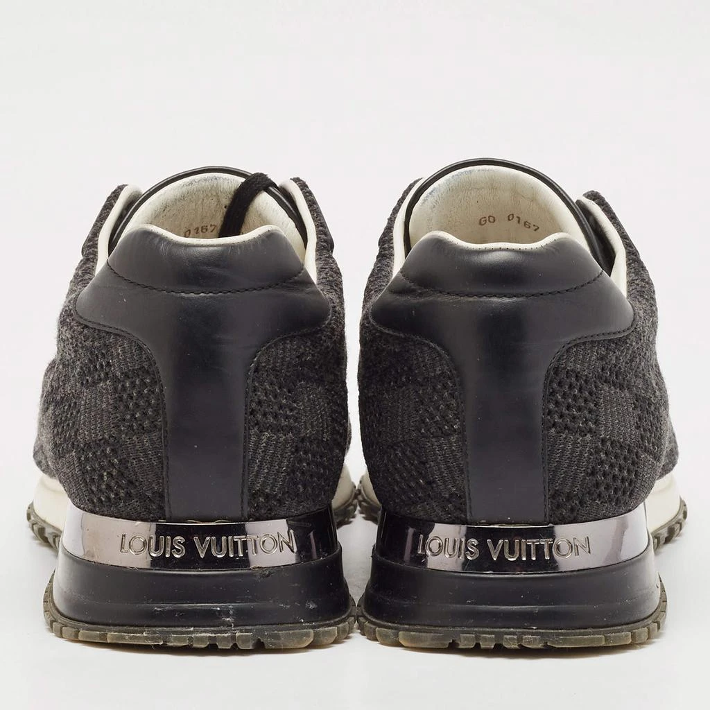 Louis Vuitton Louis Vuitton Black/Grey Fabric and Leather Run Away Low Top Sneakers Size 43 5