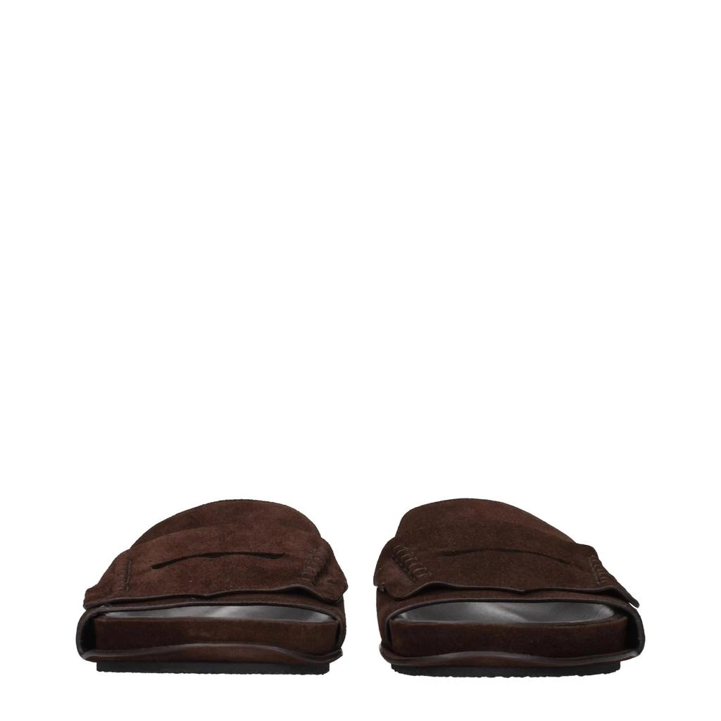 Jacquemus Jacquemus Brown Leather Slippers 3