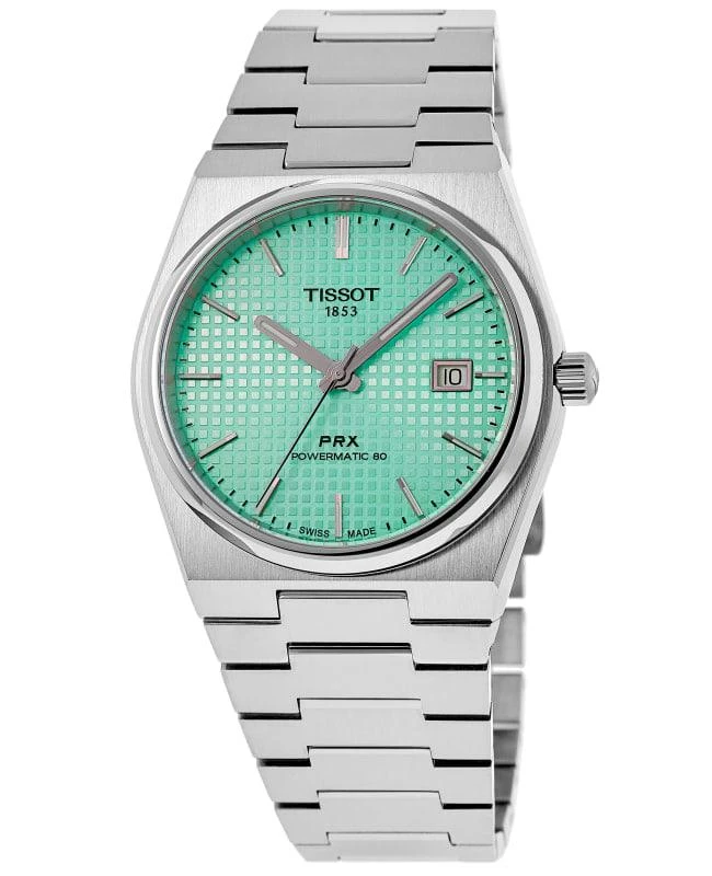 Tissot Tissot PRX Powermatic 80 Automatic Light Green Dial Steel Men's Watch T137.407.11.091.01 1