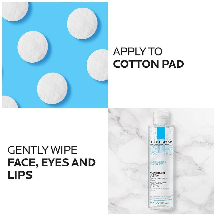 La Roche-Posay Micellar Water Ultra Face Cleanser and Makeup Remover 5