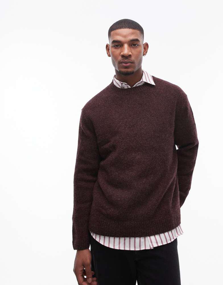 ARKET ARKET wool sweater in burgundy
