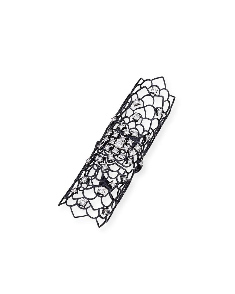 Staurino Moresca Blackened White Gold 
Diamond Ring