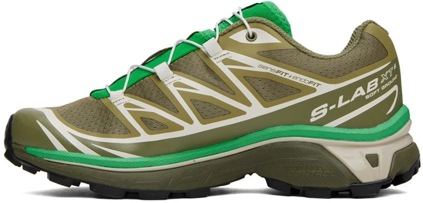 Salomon Khaki XT-6 Sneakers 3