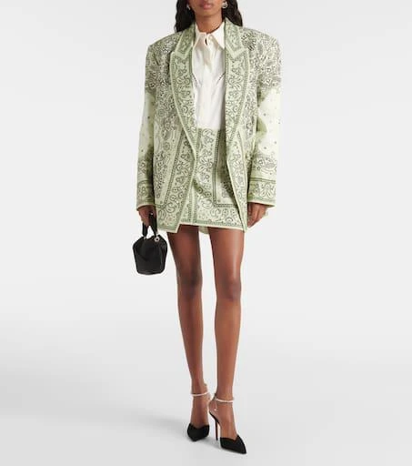 Zimmermann Matchmaker printed linen blazer 2