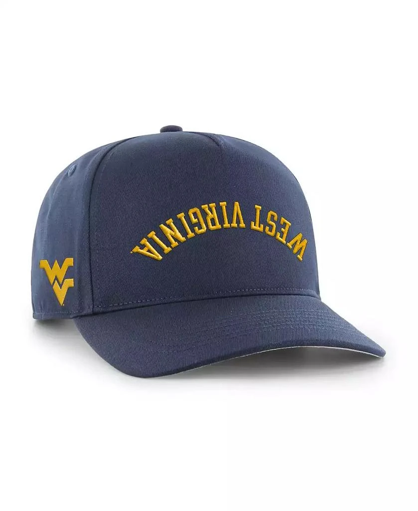 47 Brand Men's Navy West Virginia Mountaineers Flip Script Hitch Adjustable Hat 1