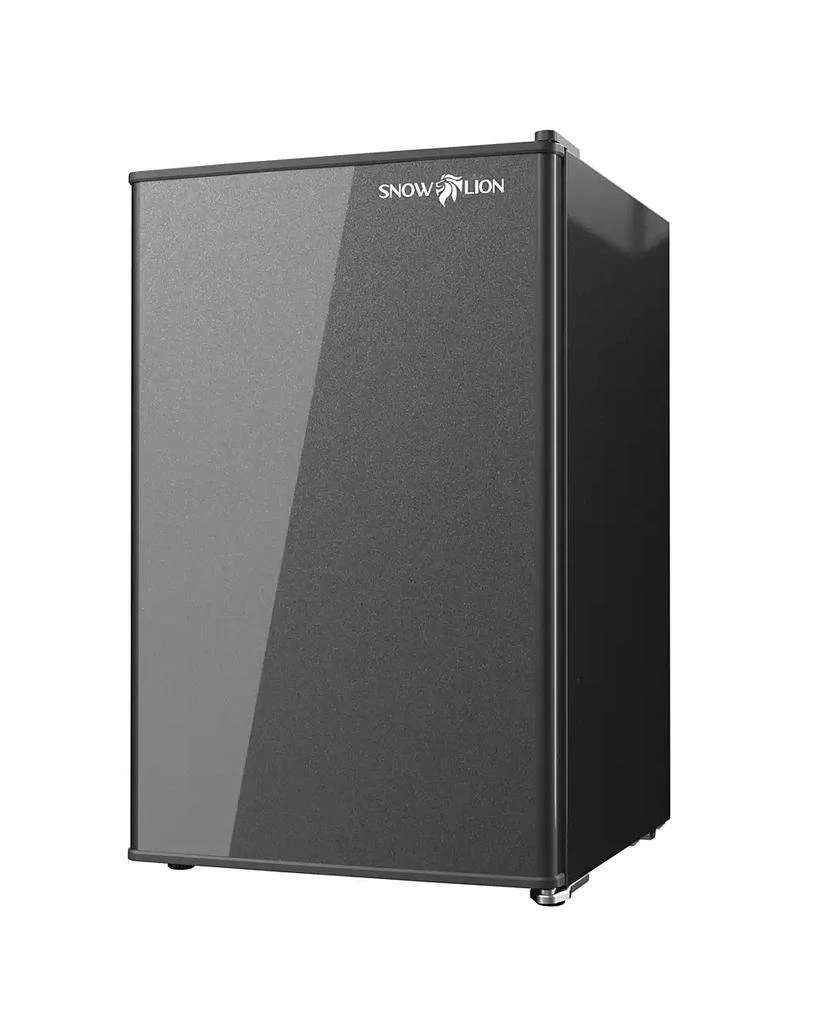SnowLion Premium 65L Solid Door 2.3 Cu.ft. Freestanding Under-Counter Mini Fridge in Black
