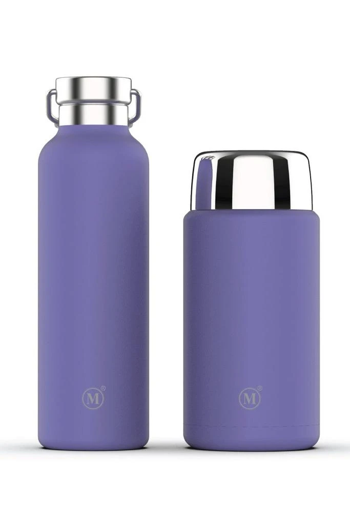 MNML Insulated Food Jar + Flask - 25oz Set, Echo Peach 4