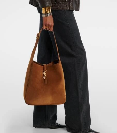 Yves Saint Laurent Le 5 à 7 Supple Large suede shoulder bag 2