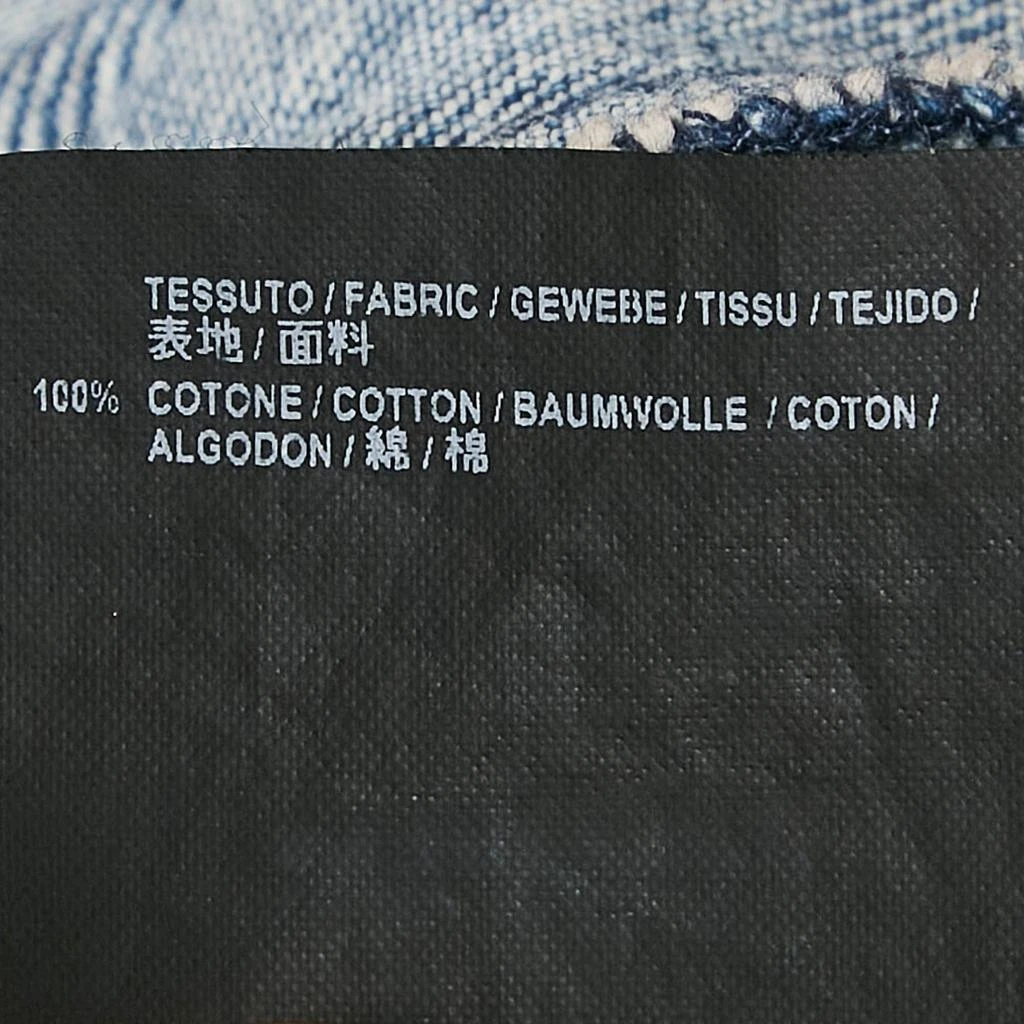 Balenciaga Balenciaga Blue Denim Dart Detail Button Front Jacket S 4