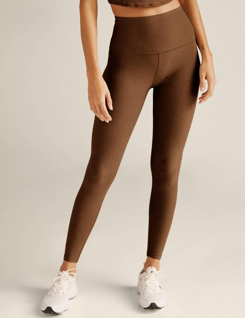 Beyond yoga Spacedye Caught In The Midi Legging In Bold Mocha