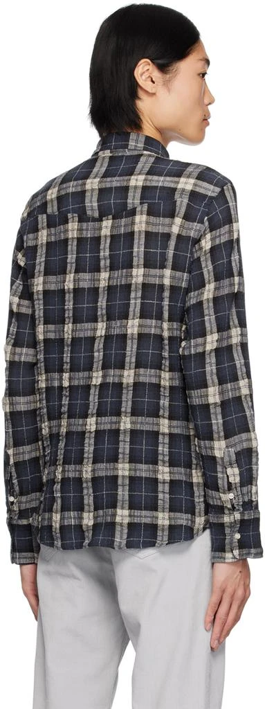 Officine Générale Navy & White Benoit Shirt 3