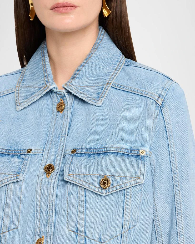 Balmain Two-Pocket Denim Jacket 5