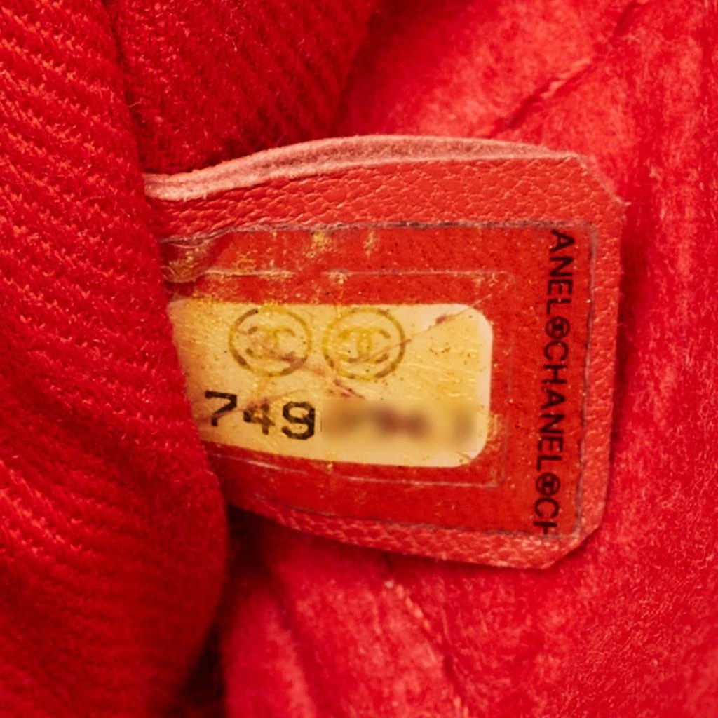 Chanel Chanel Red Perforated Leather Small Up In The Air Flap Bag 12