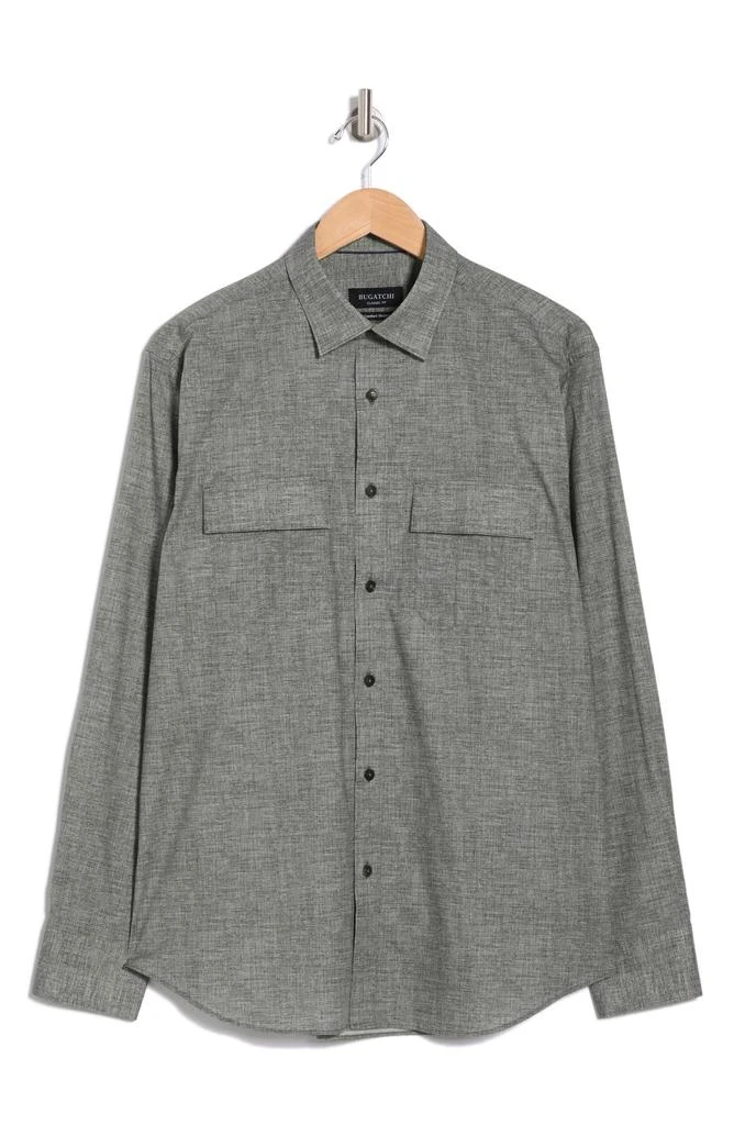 BUGATCHI Julian Long Sleeve Woven Shirt 3