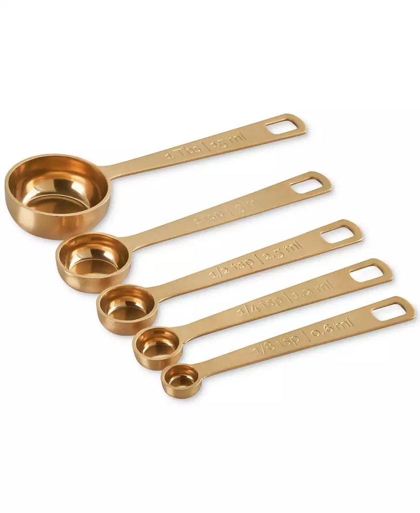 Le Creuset Gold-Tone Measuring Spoons, Set of 5 2