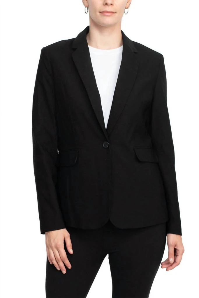 Zac Posen Zac 
Rachel - Notched Collar Scuba Crepe Blazer
