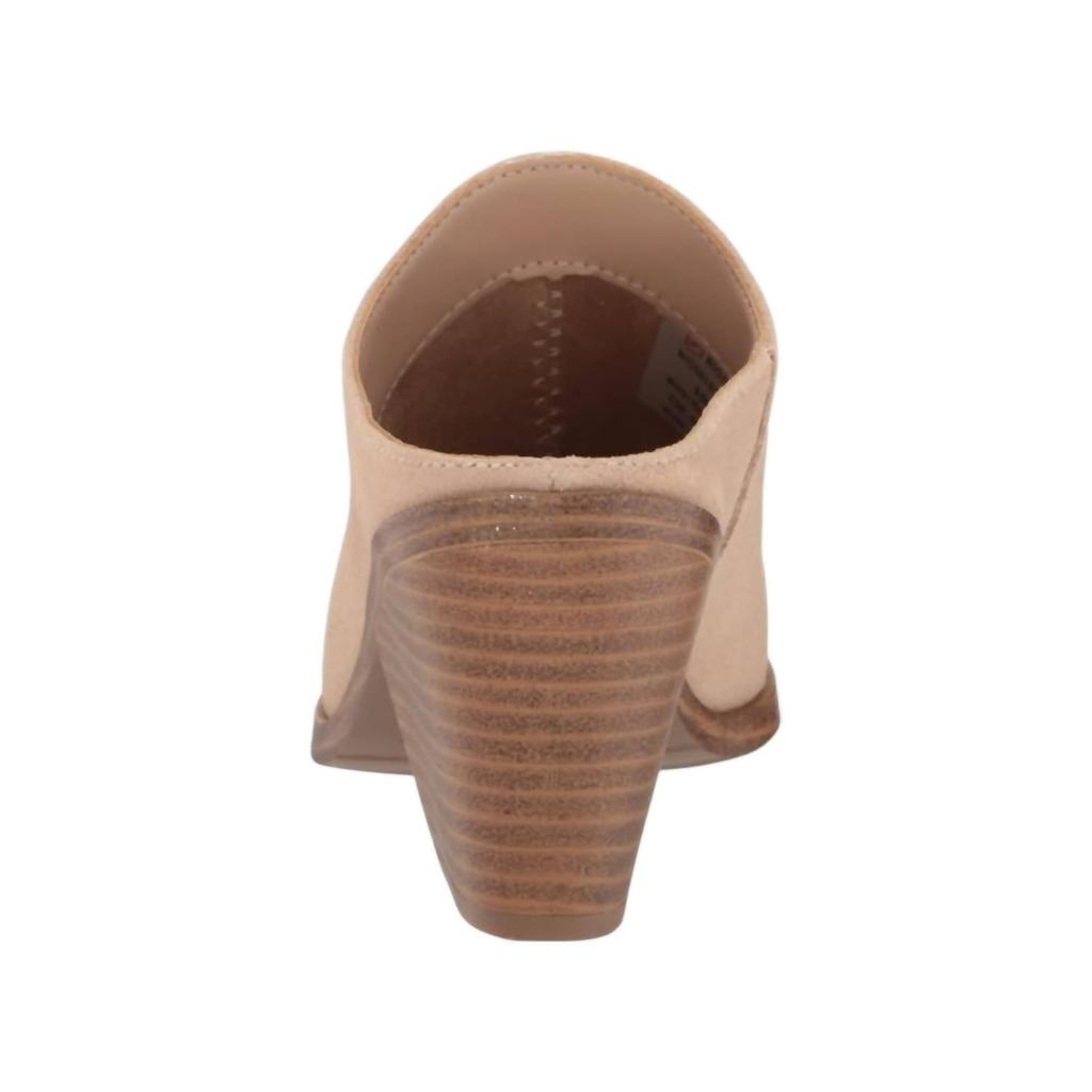 Blondo Women's Nicole Suede Mule In Sand Suede