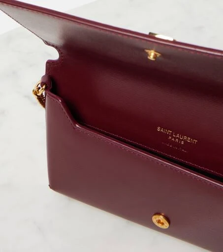 Yves Saint Laurent Cassandre leather phone pouch 3
