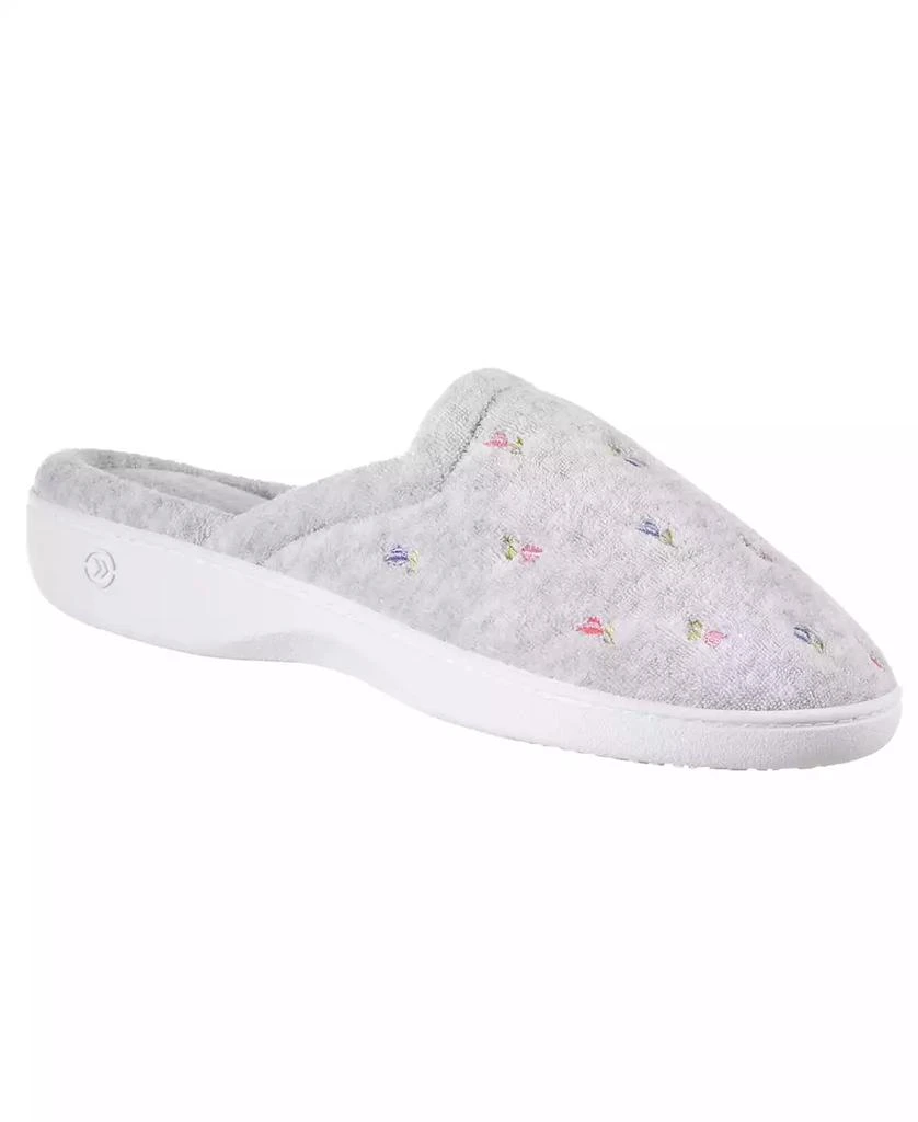 Isotoner Signature Women's Secret Sole Embroidered Clog Slippers 1