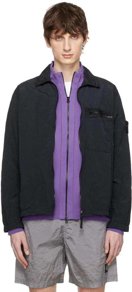 Stone Island Black Patch Jacket 1