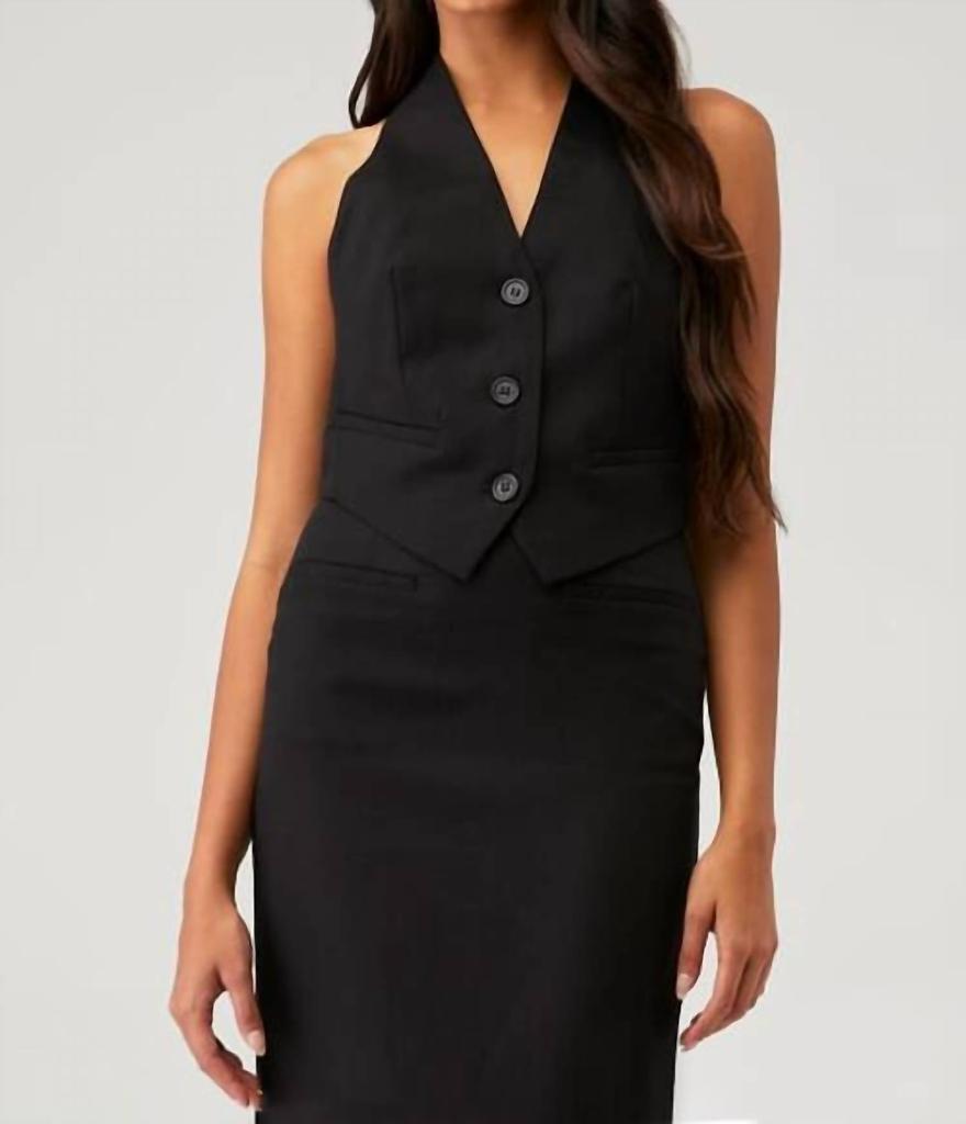 Bardot Bardot - Felda Linen Vest