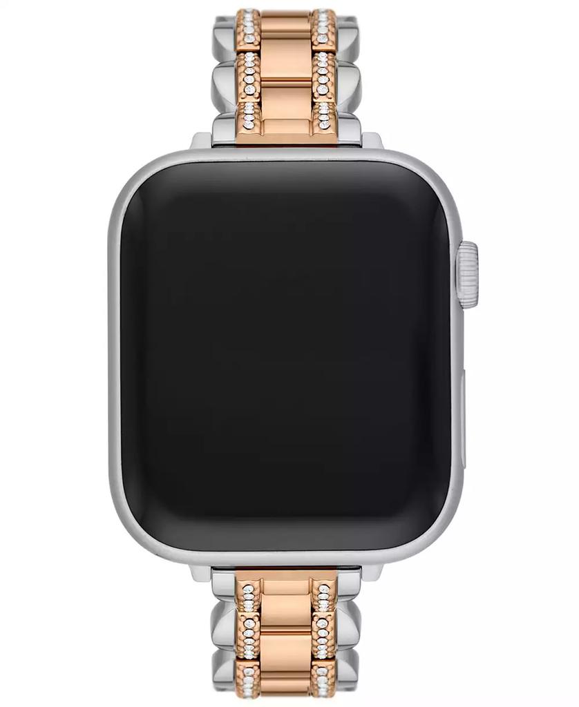 Kate Spade Women's two-tone stainless steel band for apple watch, 38,40,41,42,44,45,49mm