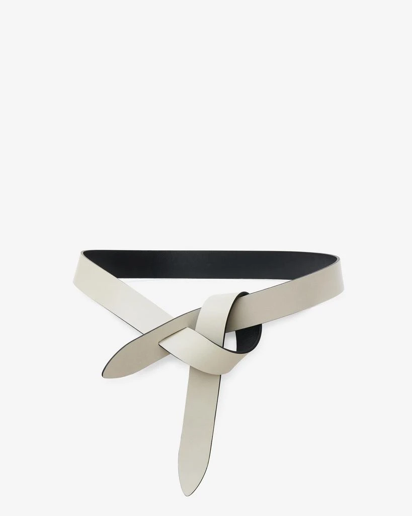 ISABEL MARANT SSENSE Exclusive White Lecce Belt Isabel Marant SSENSE Exclusive Off-White Lecce Belt Isabel  main image 2