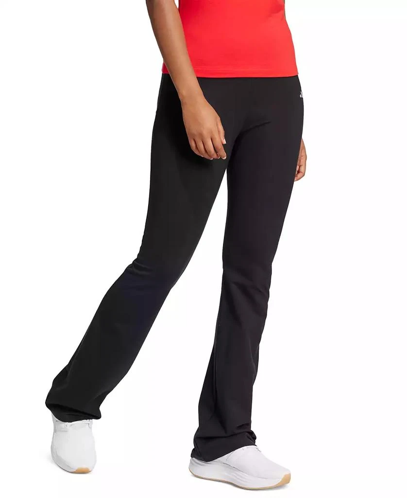 Adidas Women's Essentials Small Logo Flared Leggings 5