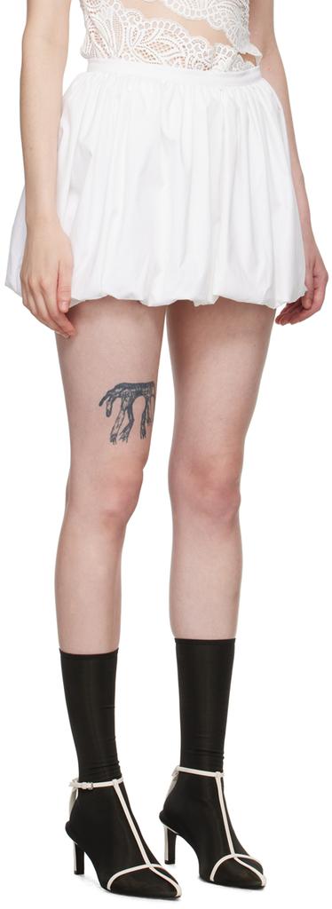 Beaufille White Maro Miniskirt