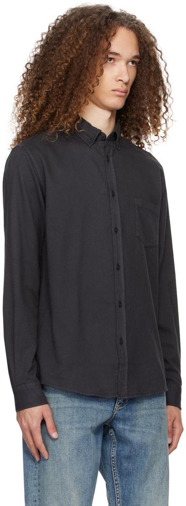 Sunspel Gray Button-Down Shirt