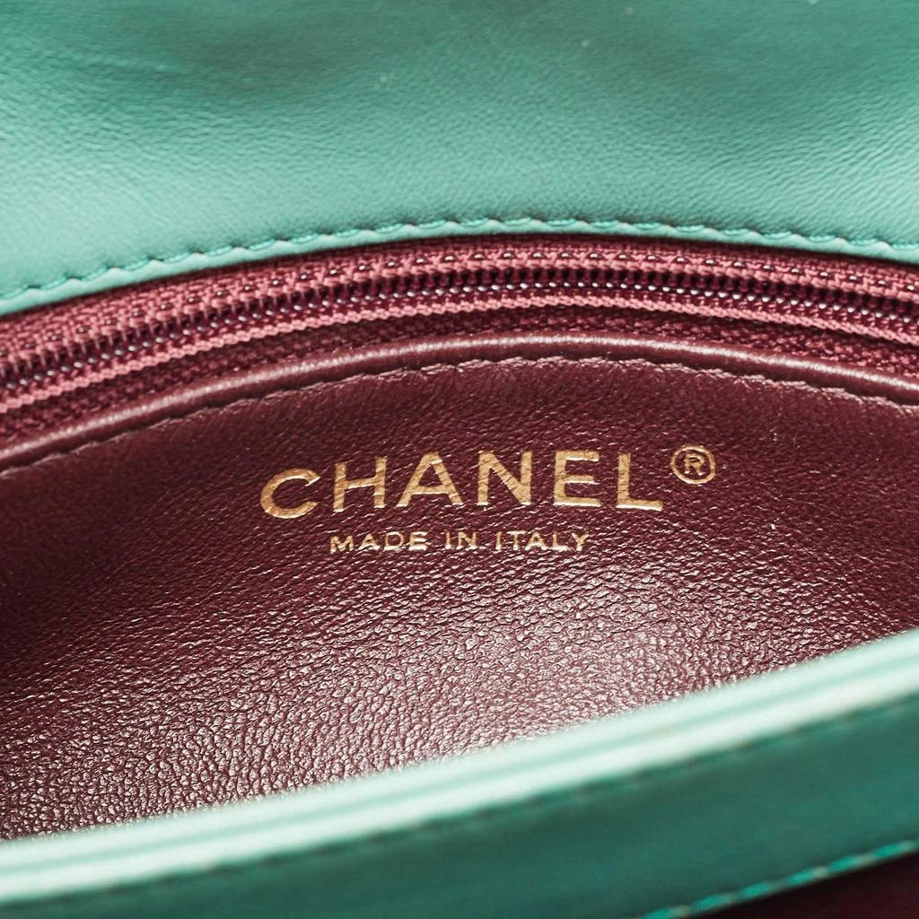 Chanel Chanel Aqua Green Quilted Leather Small Trendy CC Flap Bag 20