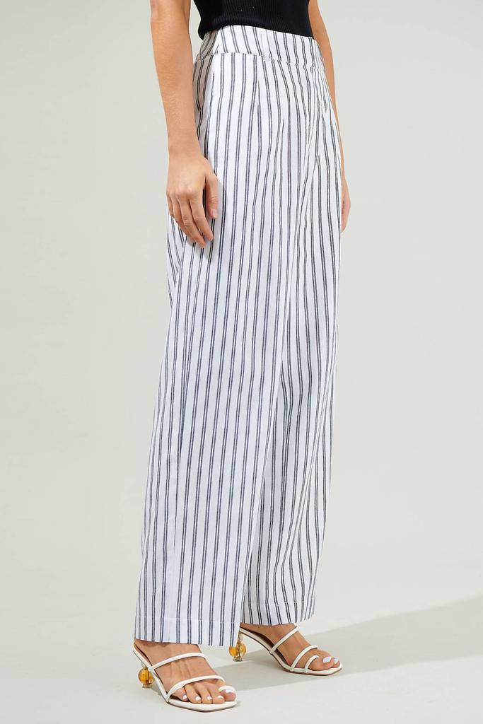 Sugarlips Arlah Striped Pleated Pant