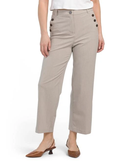 Rachel Zoe Straight Leg Cropped Pants 1