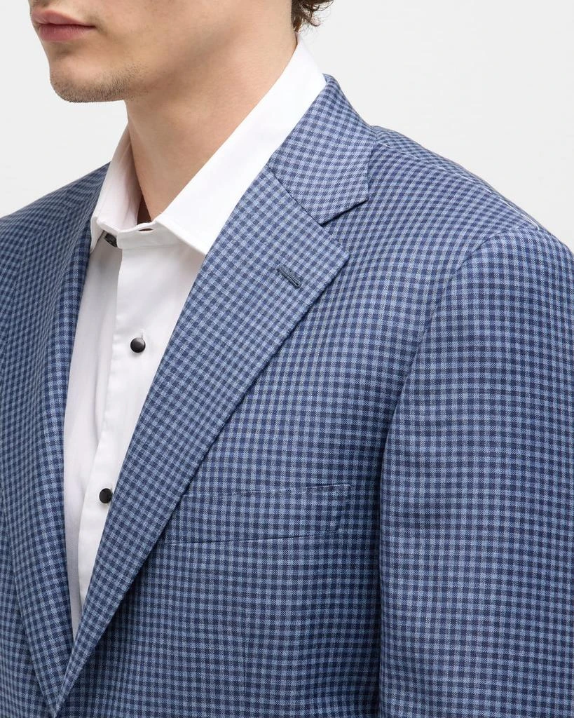 Brioni Men's Gingham Check Sport Coat 3