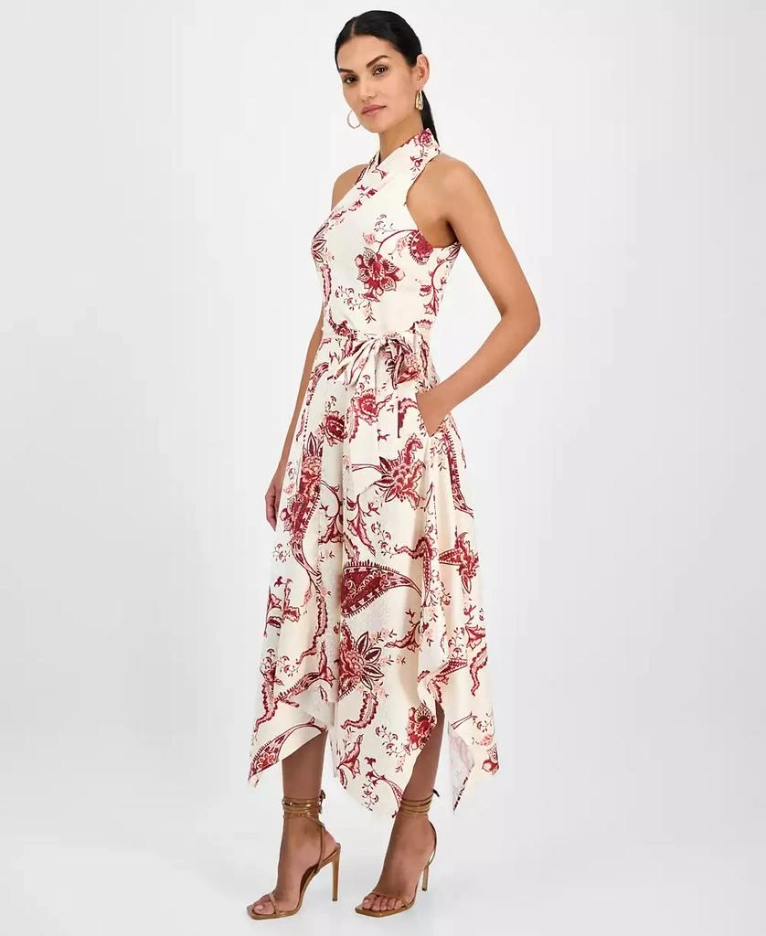 RACHEL Rachel Roy Women's Lary Floral Asymmetric-Hem Halter Dress 2