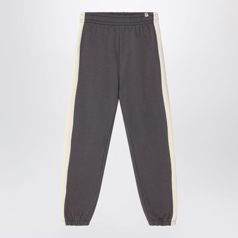 Mini Rodini Grey organic cotton jogging trousers