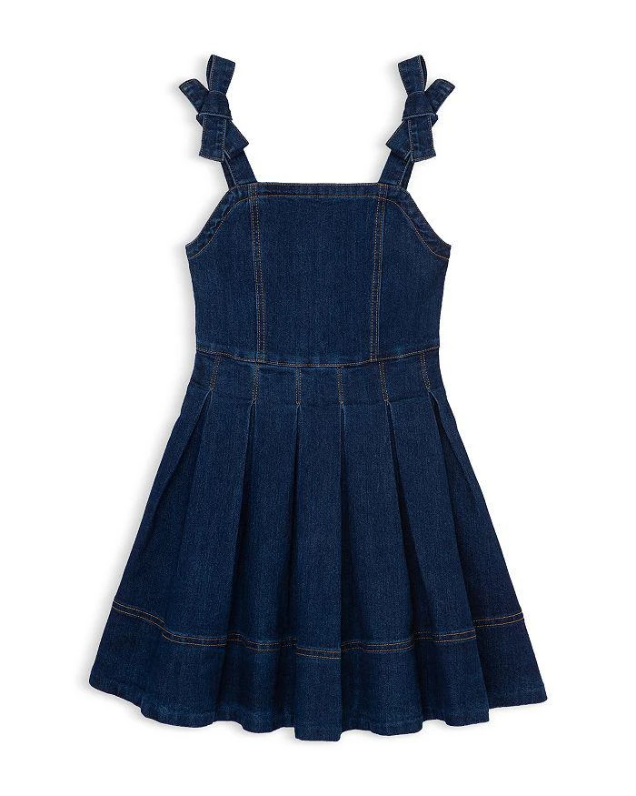 men's athletic cut dress shirts Veronica Denim Fit & Flare Mini Dress with Pearl Jewel Buttons