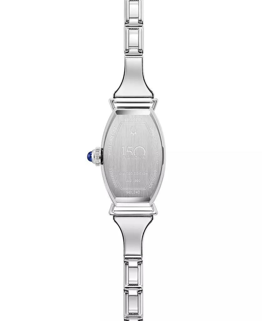 Bulova 150th Anniversary Women's Art Deco Miss America Stainless Steel Expansion Bracelet Watch 18mm