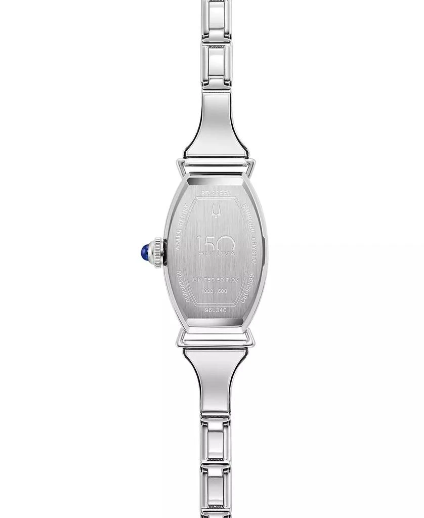 Bulova 150th Anniversary Women's Art Deco Miss America Stainless Steel Expansion Bracelet Watch 18mm 2